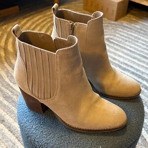 Crown Vintage Taupe Ankle Booties